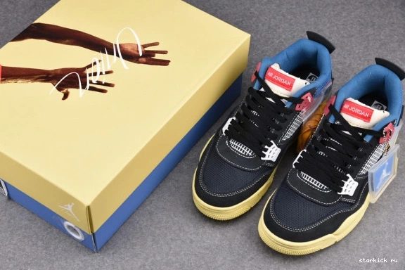 Retro 4 Off Jordan DC9533-001 DC9533-001 Union AIR Noir 0725